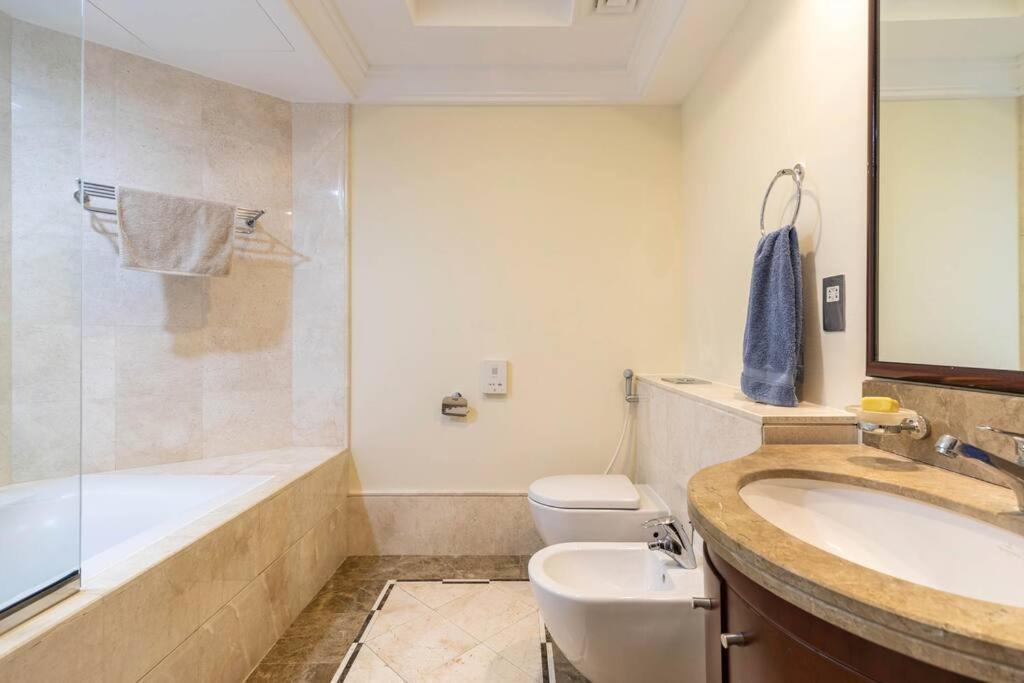 Luxury 1 Bedroom With A Private Beach Taj Granduer Residence At Palm Dubái Exterior foto